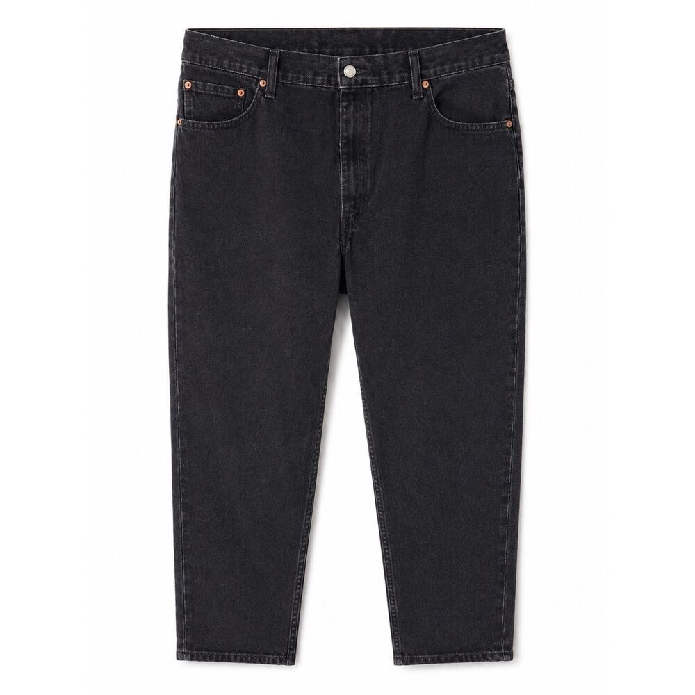 Levi's 550 Men's Black Dark Wash Denim Jeans Relaxed Tapered 5-Pocket